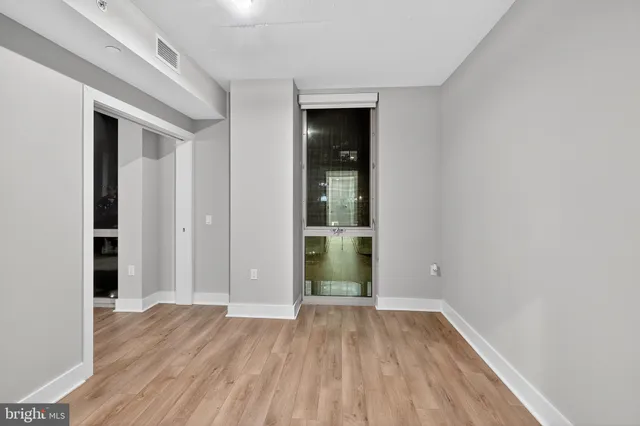 wooden floor in an empty room