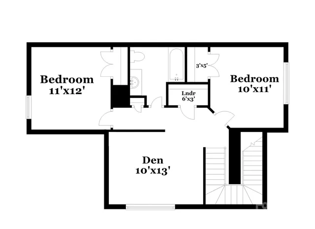 a picture of a bench in a big window