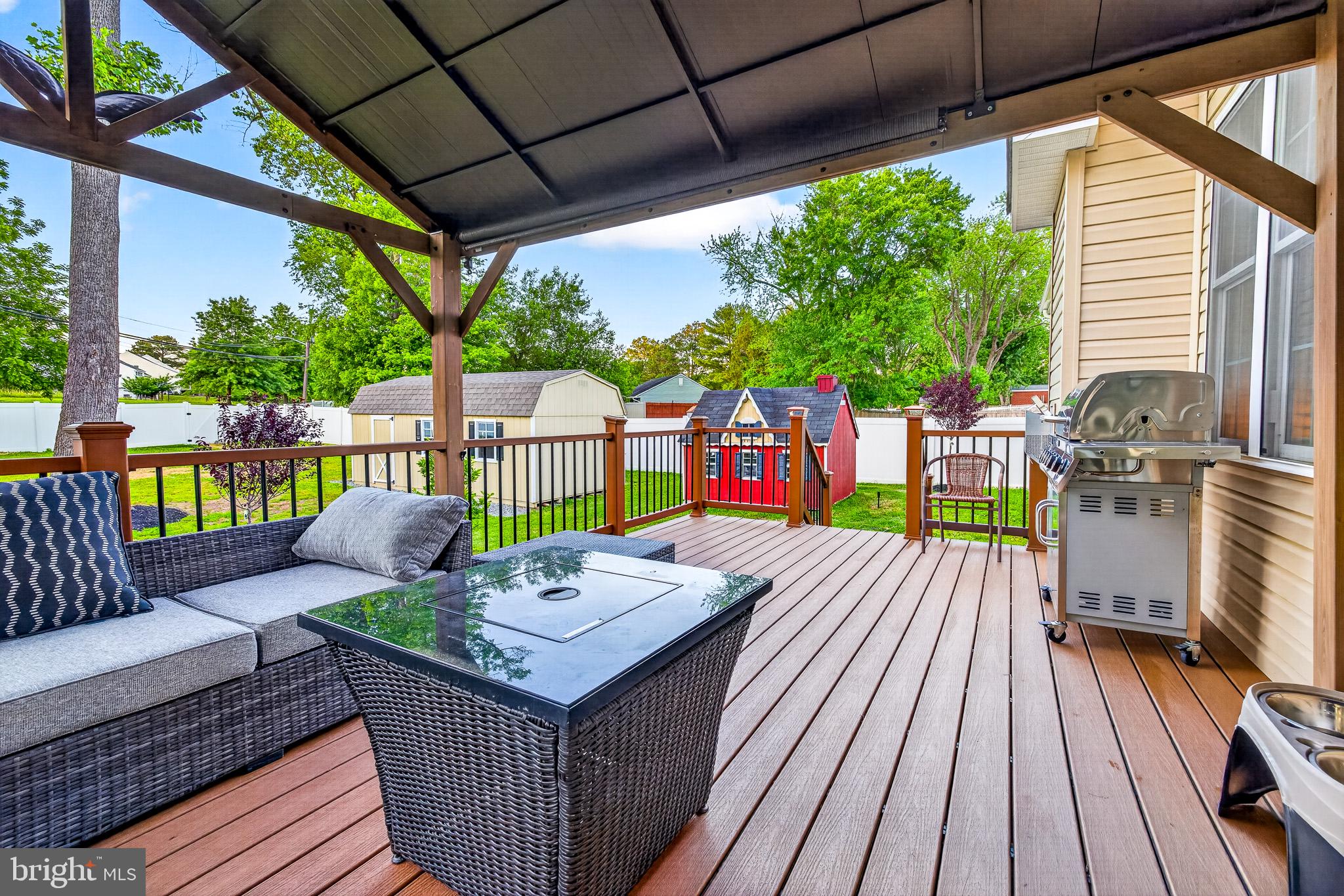 2623 Pike Creek Road Wilmington, DE 19808 - Photo 58 of 66 Charming deck with lush backyard views.