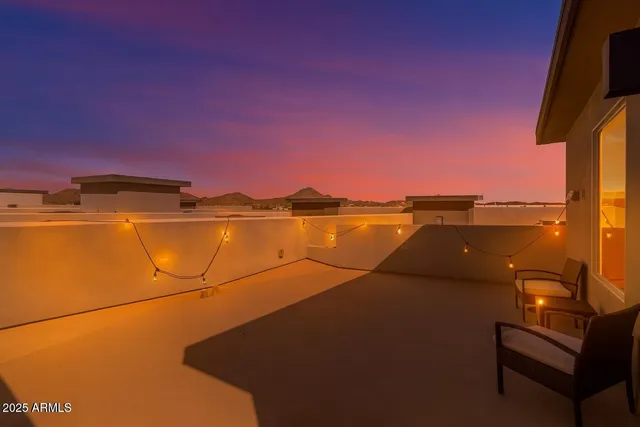 a view of a lake with a car parked