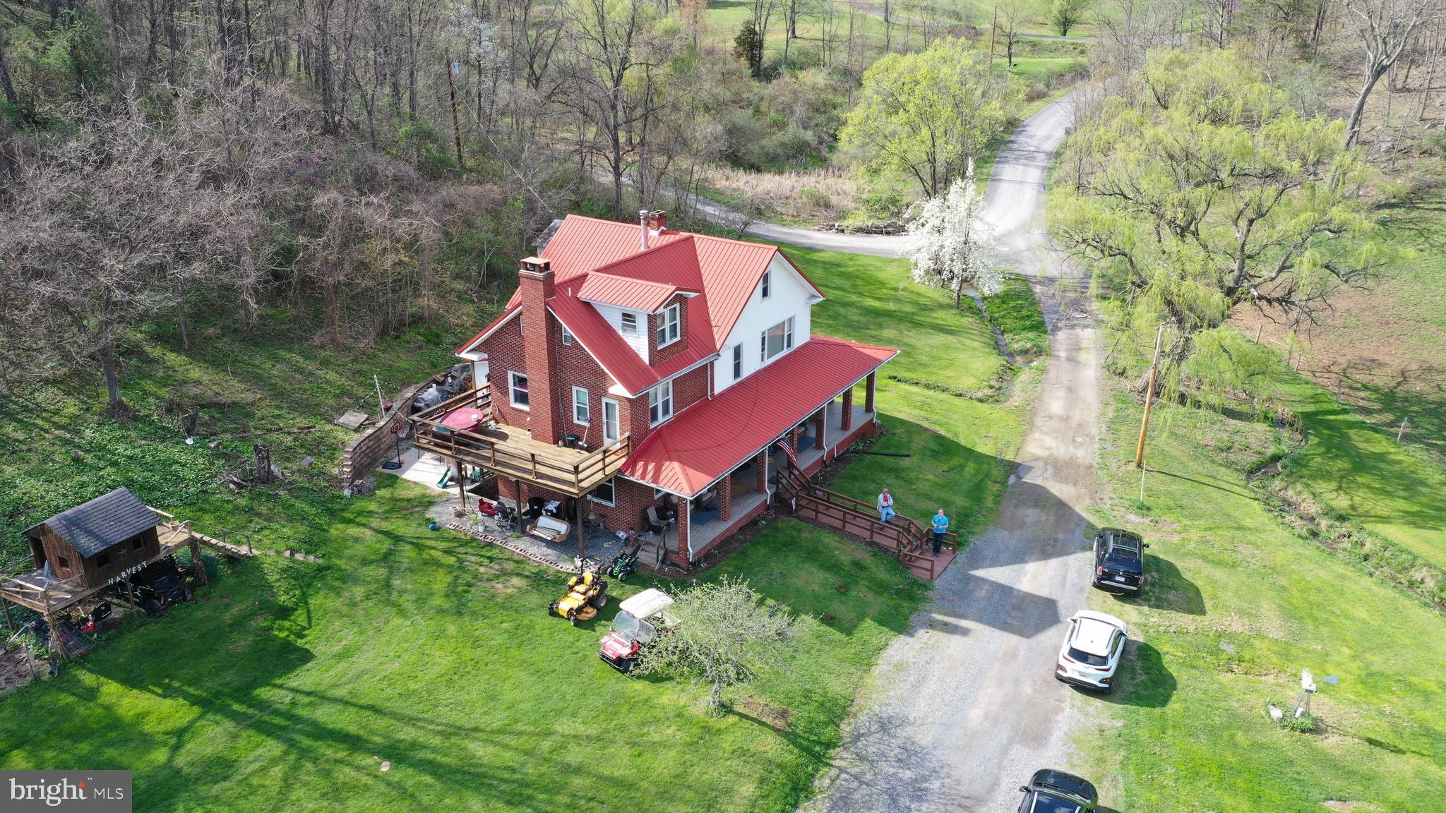 20500 Root Road Northeast Flintstone, MD 21530 - Photo 54 of 69 an aerial view of a house with a garden