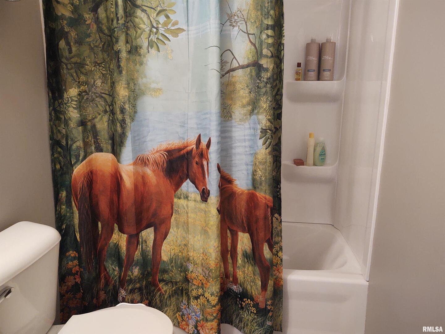 1470 Old Bloomfield Road Vienna, IL 62995 - Photo 17 of 25 a bathroom with a toilet and shower