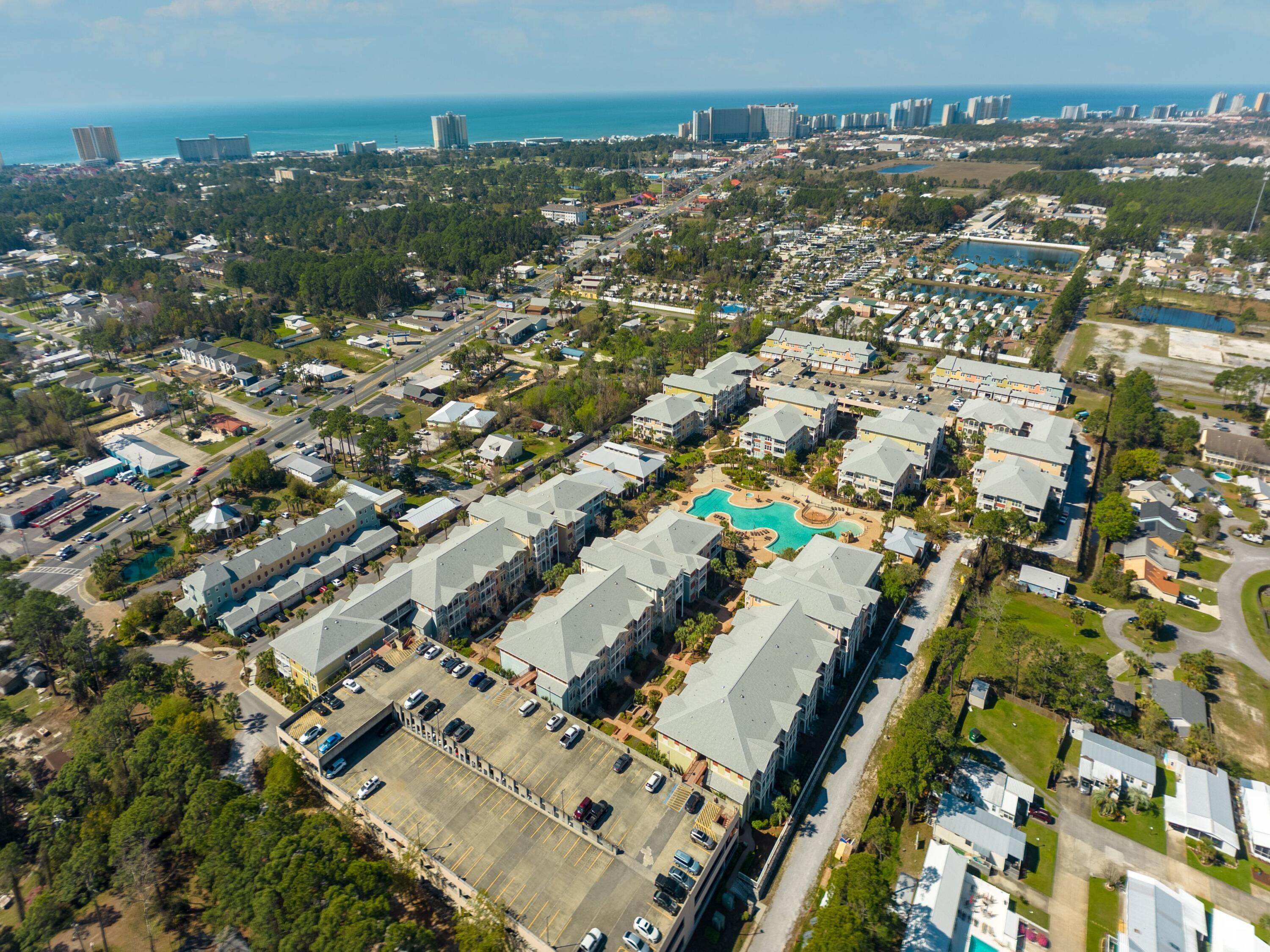 8700 Front Beach Road, Unit 6310 Panama City Beach, FL 32407 - Photo 41 of 42 an aerial view of multiple house
