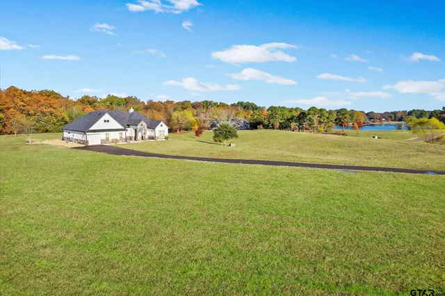 a view of an ocean and a mountain