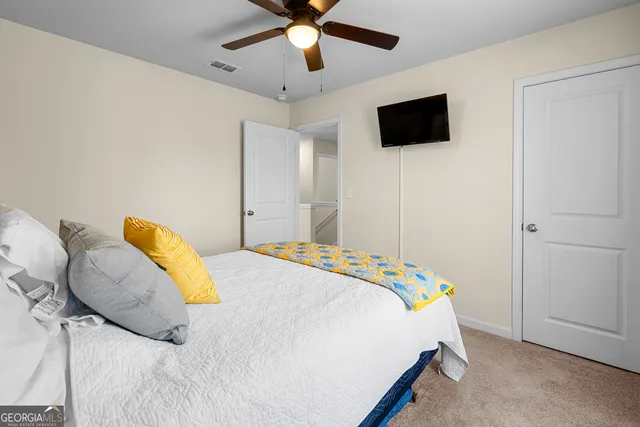 a view of a house with a patio