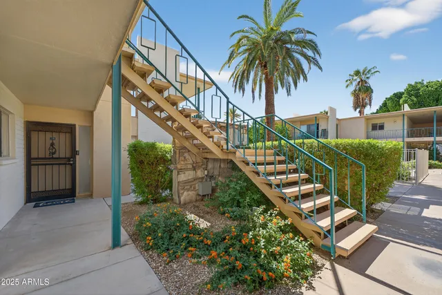 a view of front door of house