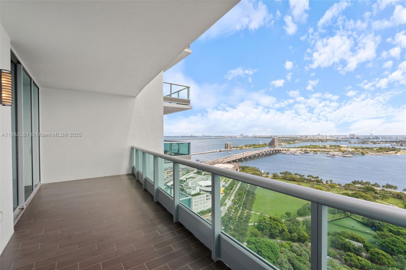 900 Biscayne Boulevard, Unit 3502 Miami, FL 33132 - Photo 38 of 42 a view of balcony with outdoor space and ocean view