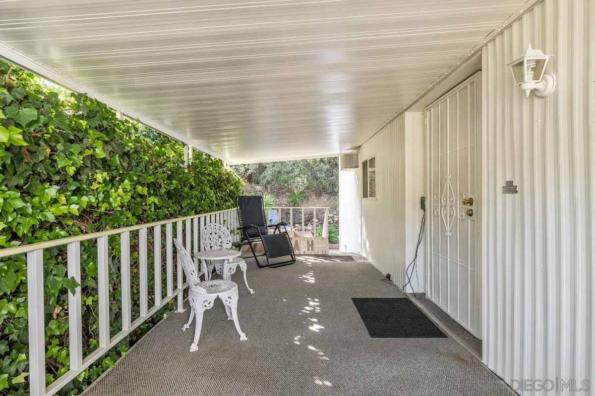 4747 Oak Crest Road, Unit 39 Fallbrook, CA 92028 - Photo 9 of 38 a view of balcony with furniture