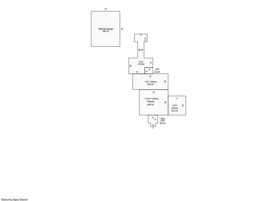 315 4th Avenue Manistee, MI 49660 - Photo 22 of 22 Floor Plan
