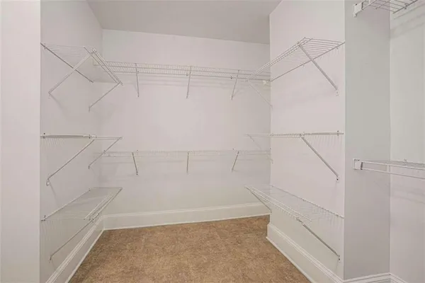 a view of walk in closet