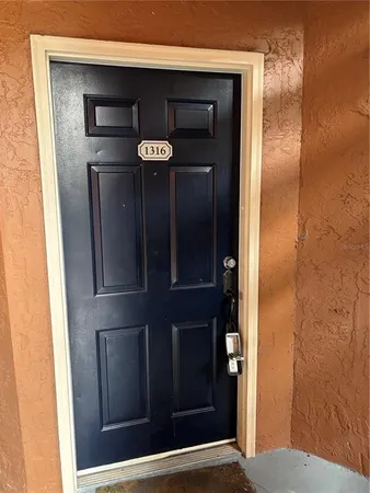 a view of elevator with hallway