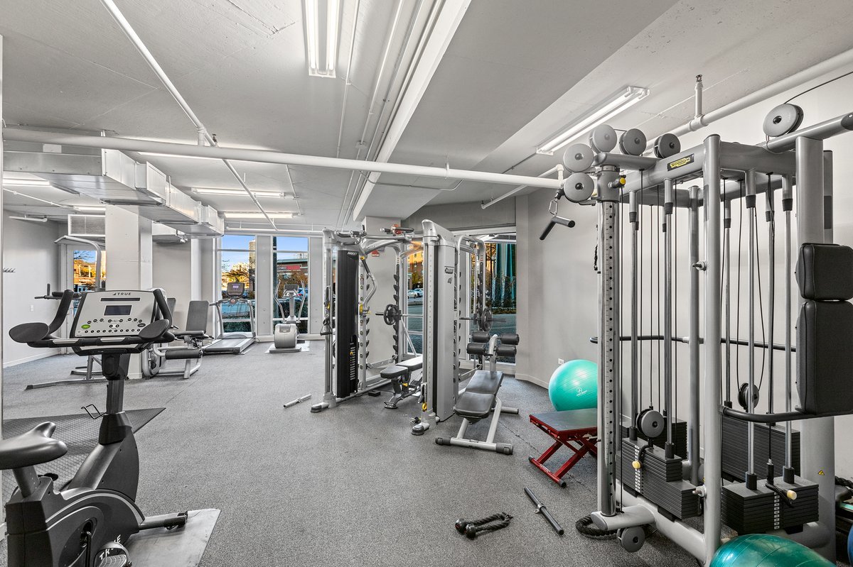 1159 North Hudson Avenue, Unit 6 Chicago, IL 60610 - Photo 20 of 24 a view of a room with gym equipment