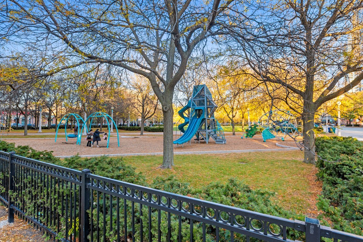 1159 North Hudson Avenue, Unit 6 Chicago, IL 60610 - Photo 21 of 24 a view of a park with large trees