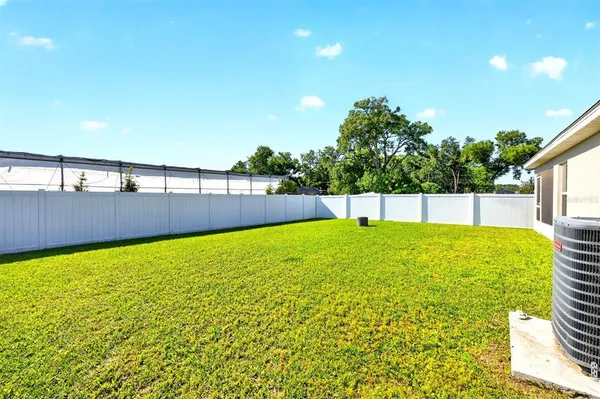a view of an outdoor space and a swimming pool