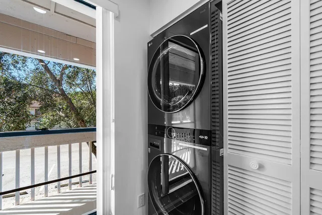 a view of storage and utility room