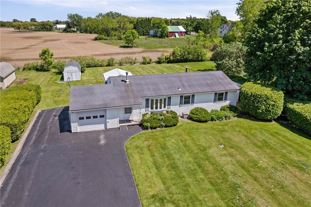 824 Hamlin Parma Townline Road Parma, NY 14468 - Photo 33 of 36 Aerial View Front of House