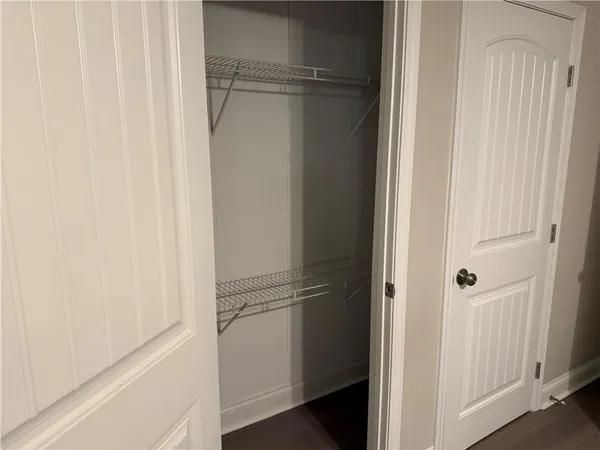 a view of walk in closet