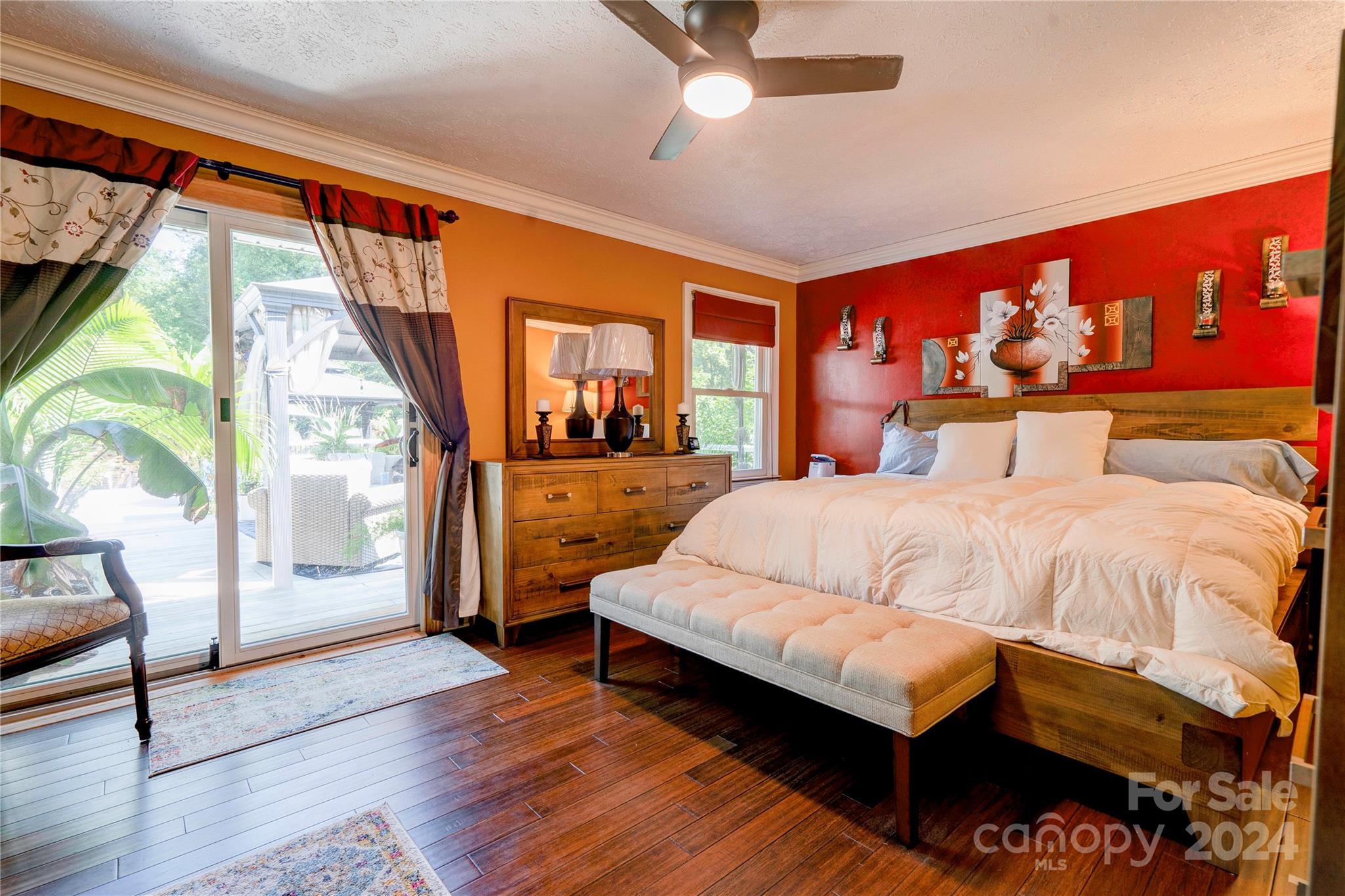 2352 Sheriff Allen Road Shelby, NC 28152 - Photo 21 of 48 a bedroom with a large bed and a window