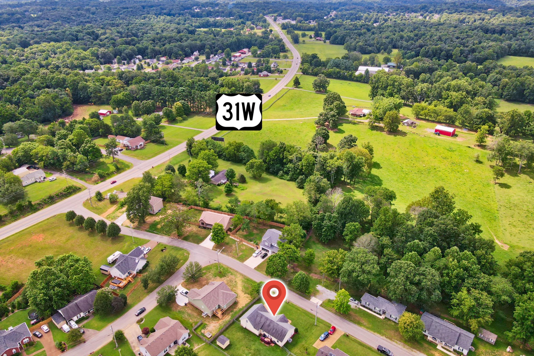 7696 South Swift Road Goodlettsville, TN 37072 - Photo 31 of 31 an aerial view of a city