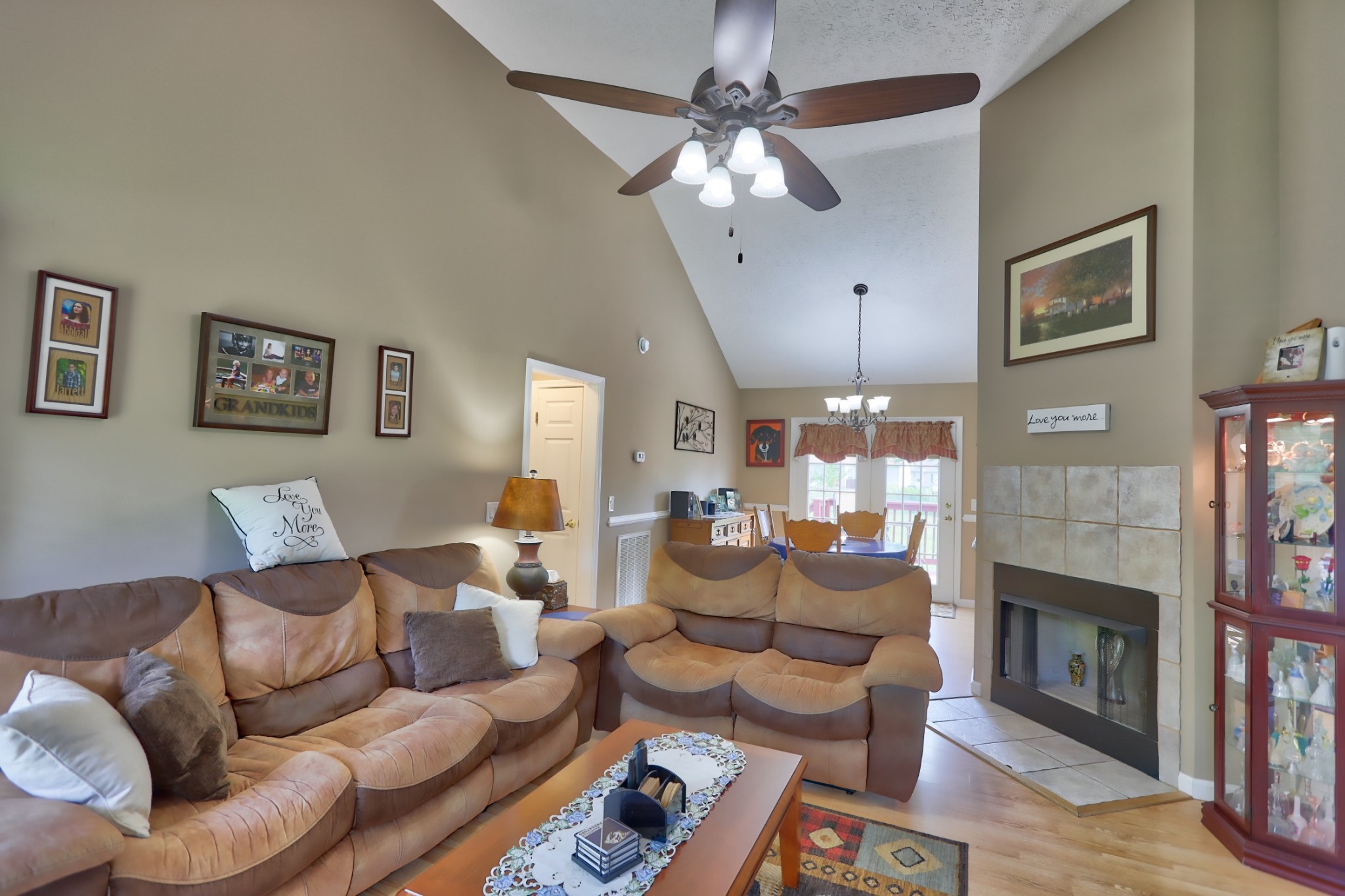 7696 South Swift Road Goodlettsville, TN 37072 - Photo 4 of 31 a living room with furniture fireplace and a table
