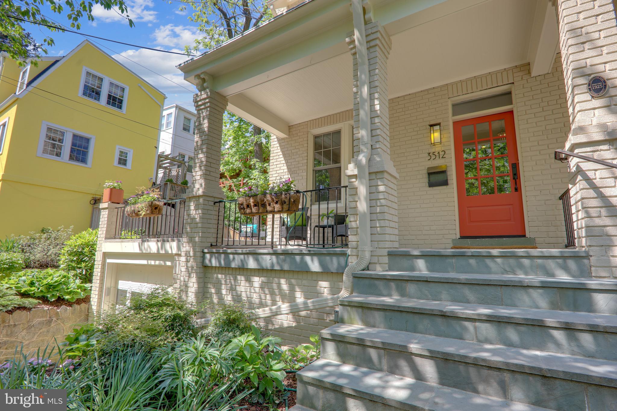 3512 30th Street Northwest Washington, DC 20008 - Photo 4 of 50 Wraparound front porch