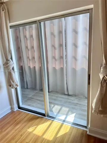 a view of front door