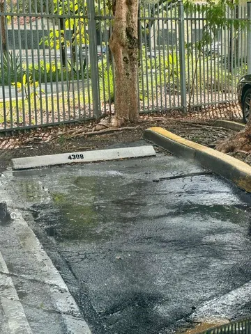 a view of a backyard with a garden