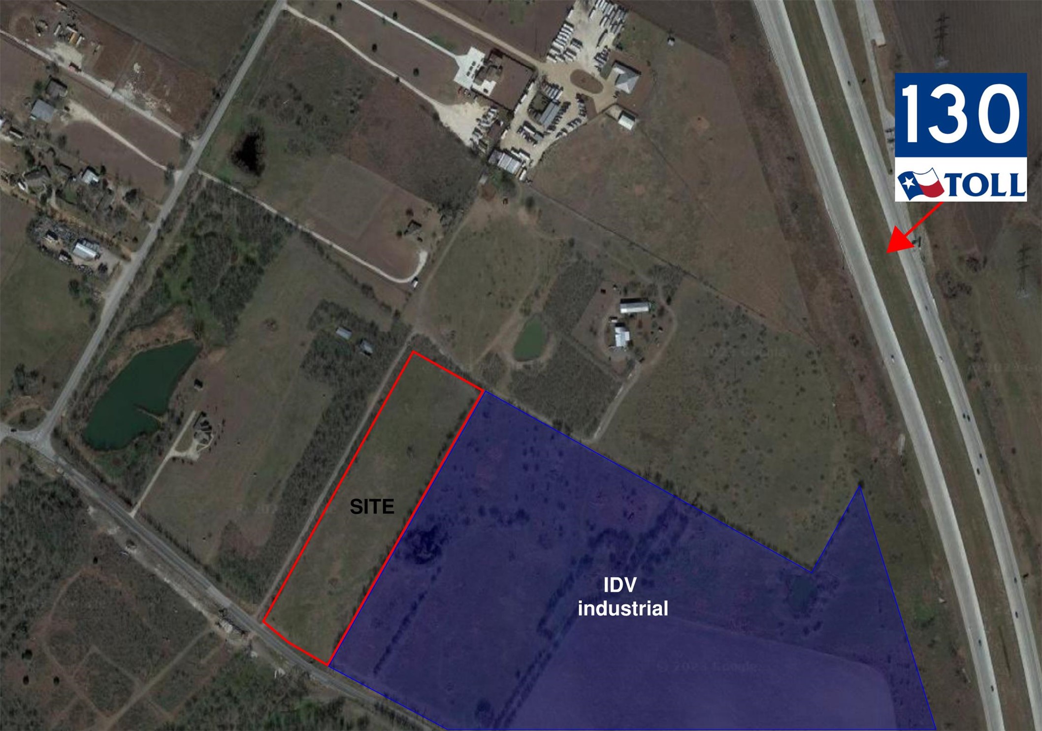 Map / location with property parcel outlined