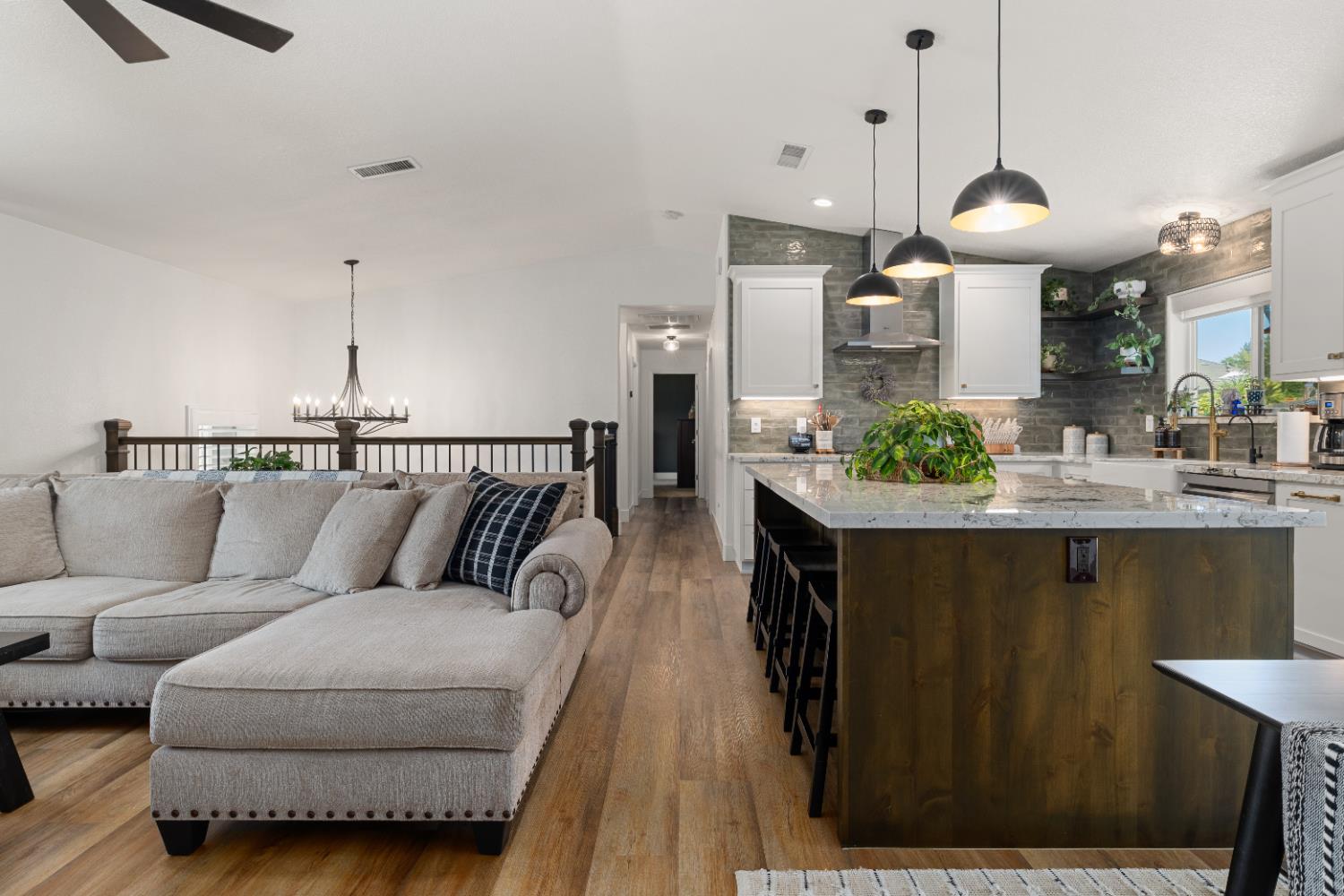 1130 Summer Ridge Court Auburn, CA 95603 - Photo 17 of 56 a living room with furniture a window and kitchen view