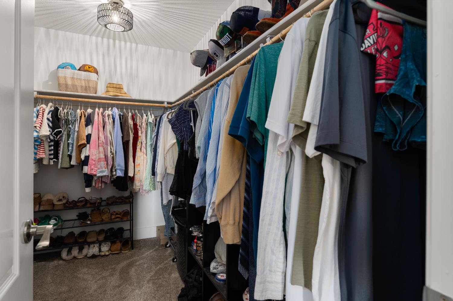 1130 Summer Ridge Court Auburn, CA 95603 - Photo 36 of 56 a view of walk in closet with clothes and shoes