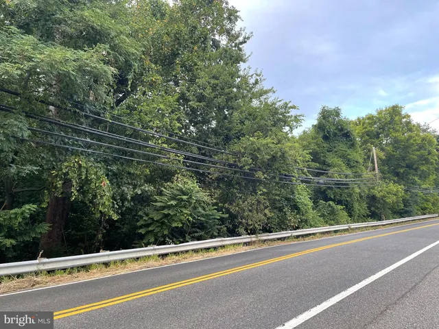 a view of a road from a window