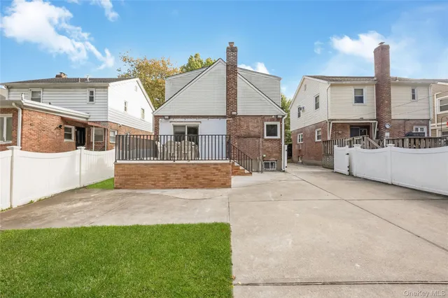 a view of a house with a patio