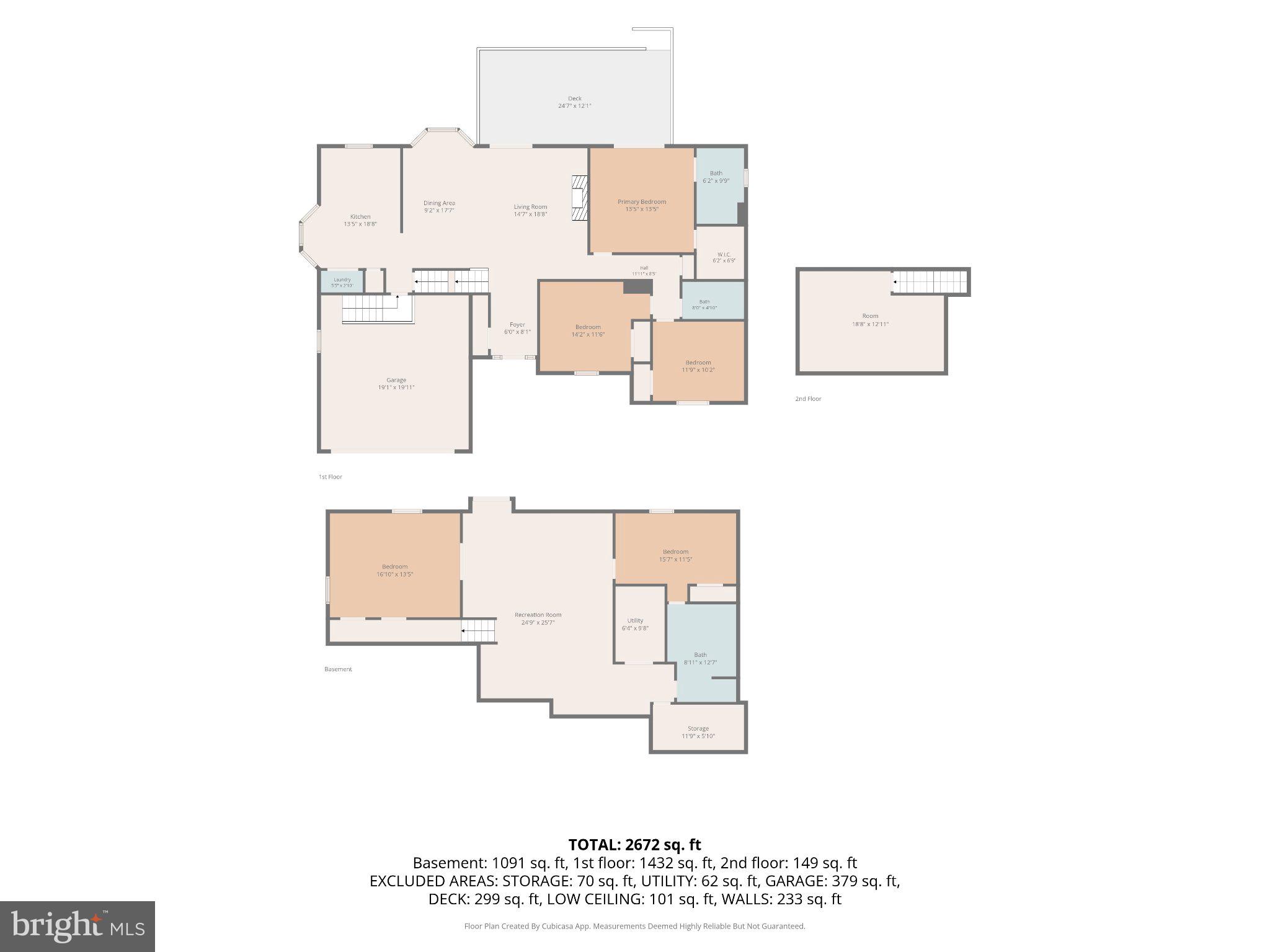 8009 Burrell Road Fredericksburg, VA 22407 - Photo 66 of 66 Spacious multi-level floor plan layout.