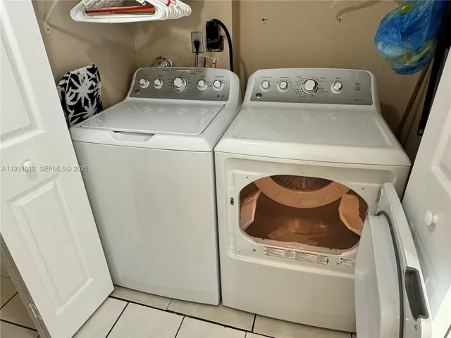 a view of washer and dryer