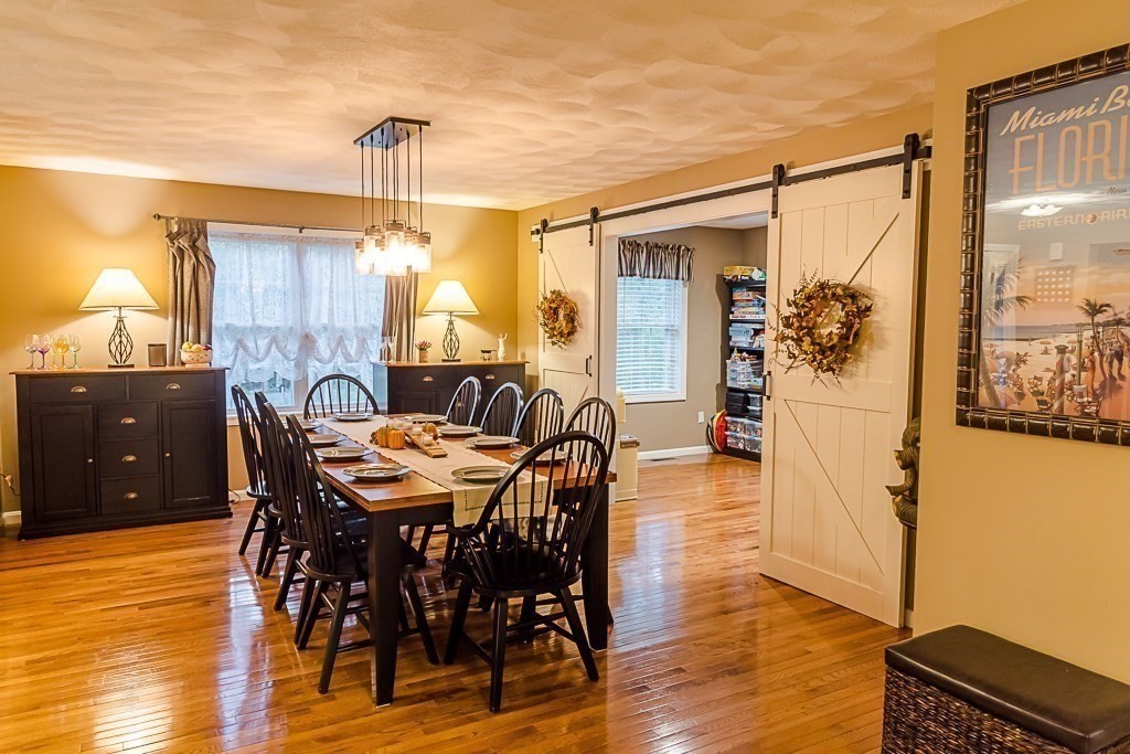 77 Baker Road Salisbury, MA 01952 - Photo 19 of 42 a dining room with furniture and wooden floor