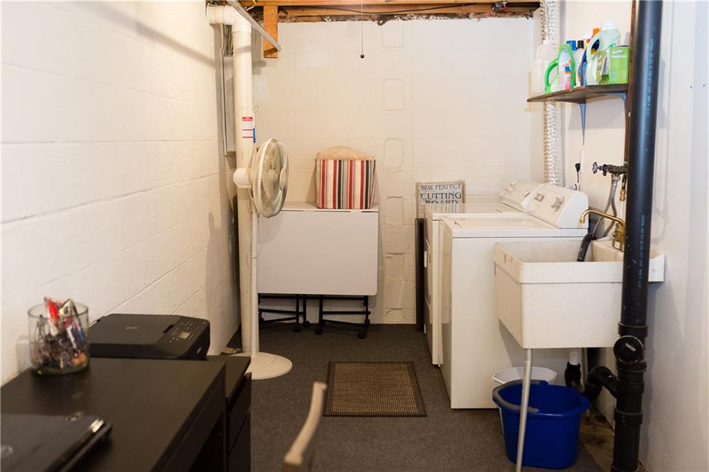 230 Quail Run Road Venetia, PA 15367 - Photo 20 of 25 Unfinished basement/laundry area