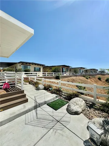 a view of an outdoor seating area