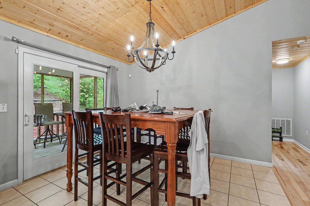 522 Fred Amos Road Murphy, NC 28906 - Photo 48 of 73 a view of a dining room with furniture window and outside view