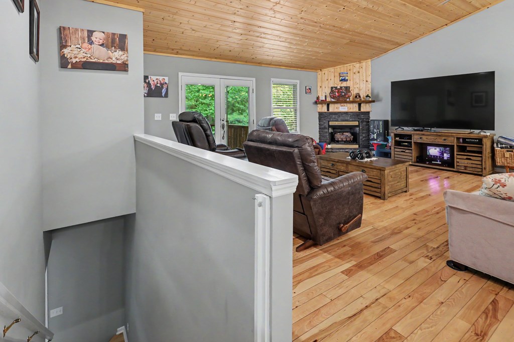522 Fred Amos Road Murphy, NC 28906 - Photo 64 of 73 a living room with furniture and a flat screen tv