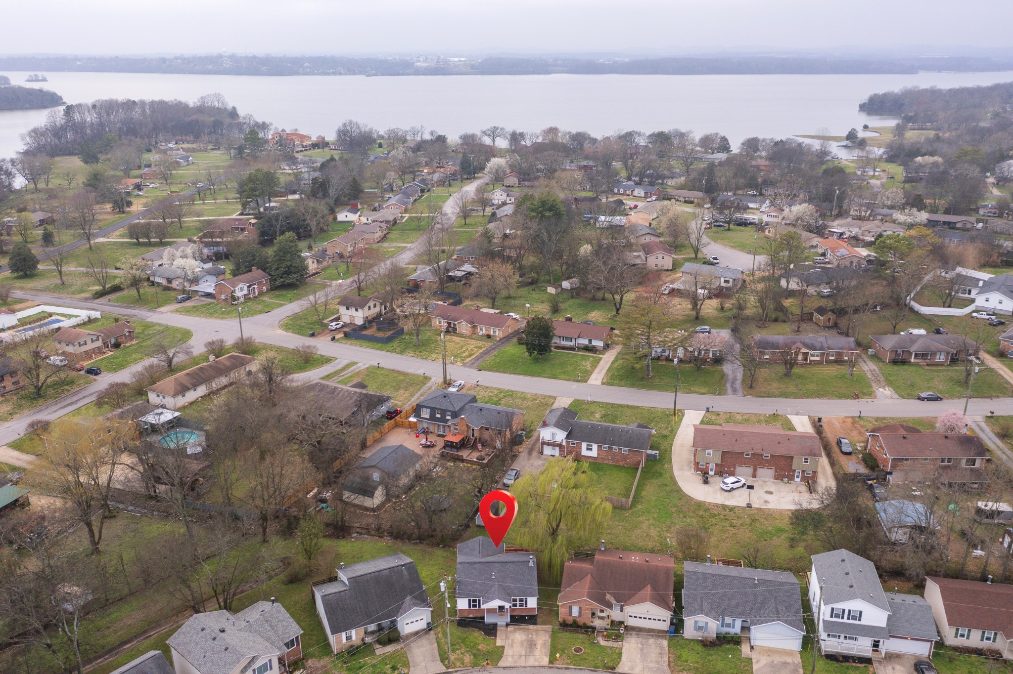 110 River Bend Road Hendersonville, TN 37075 - Photo 23 of 24 Aerial view of the home