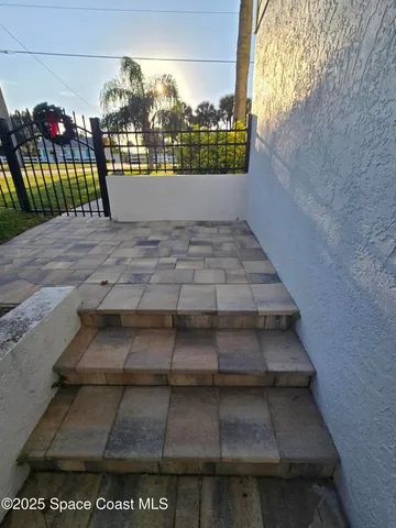 a view of a lake with a yard