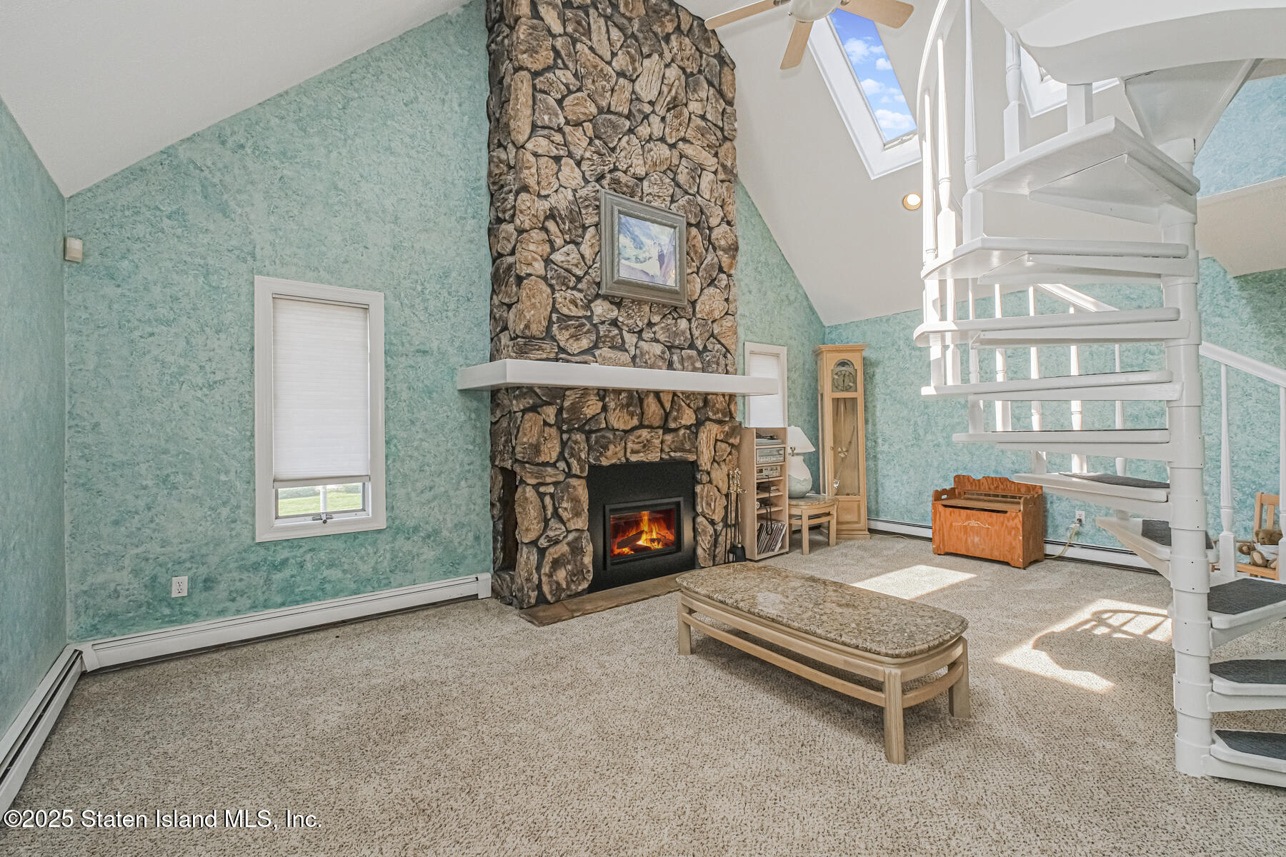 5434 Amboy Road Staten Island, NY 10312 - Photo 29 of 51 an outdoor living room with furniture and a fireplace