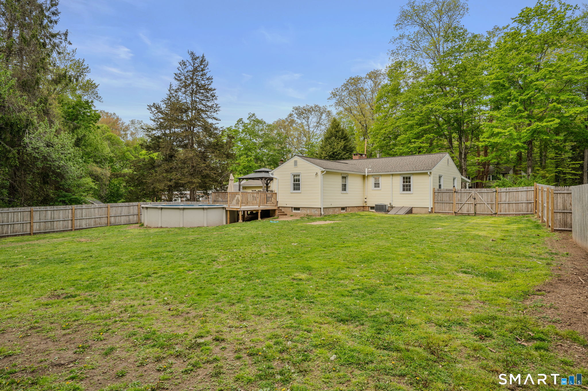 65 Flat Iron Road Guilford, CT 06437 - Photo 31 of 40 fenced in back yard