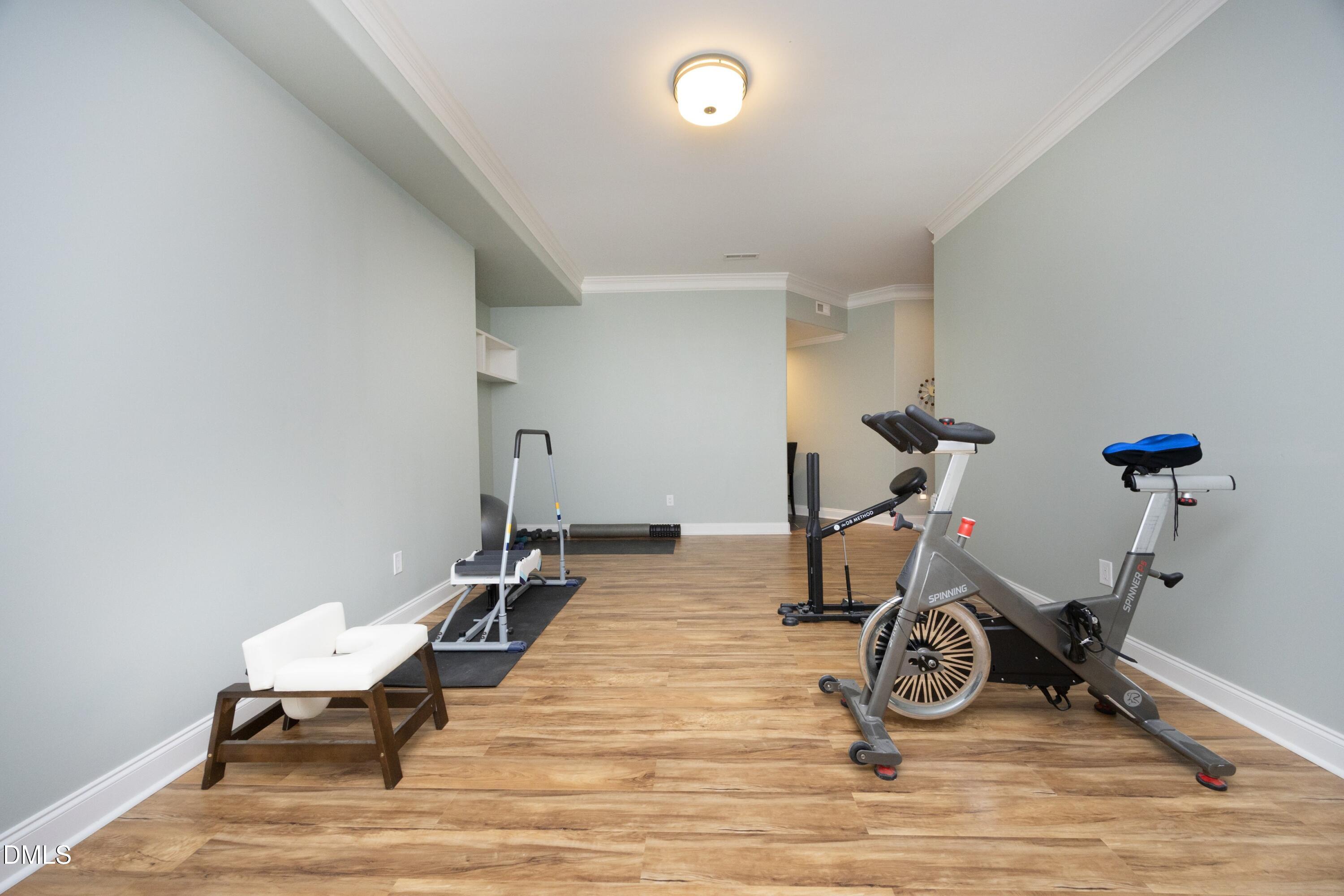 2608 St Marys Street Raleigh, NC 27609 - Photo 59 of 89 a view of a room with gym equipment