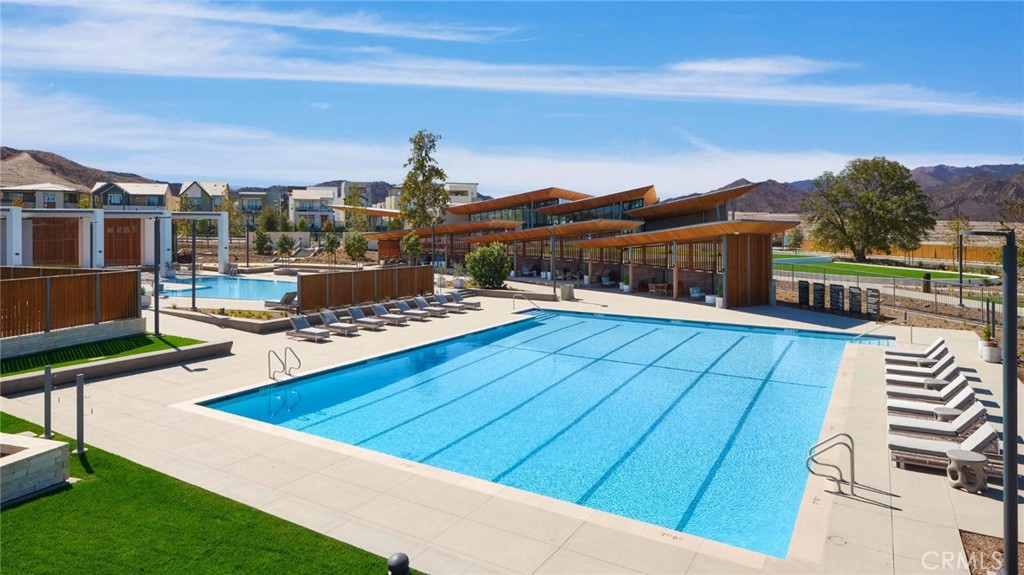 27213 Tamarack Lane Valencia, CA 91381 - Photo 38 of 40 a view of a terrace with couches and city view