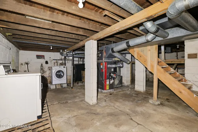 a view of storage and utility room