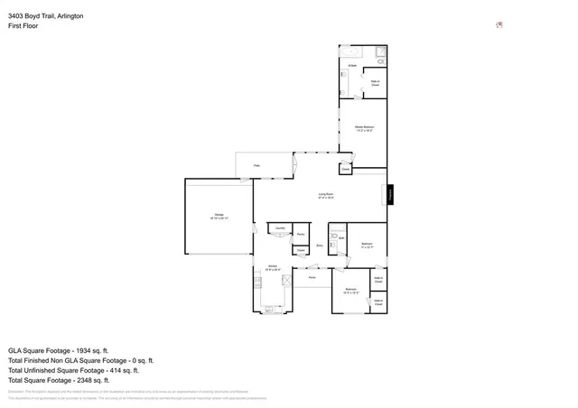 $2,190 | 3403 Boyd Trail, Arlington, TX 76017