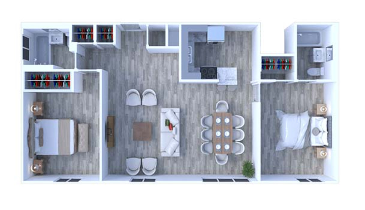 5815 North Sheridan Road, Unit PH2 Chicago, IL 60660 - Photo 9 of 12 a black and white photo of a living room