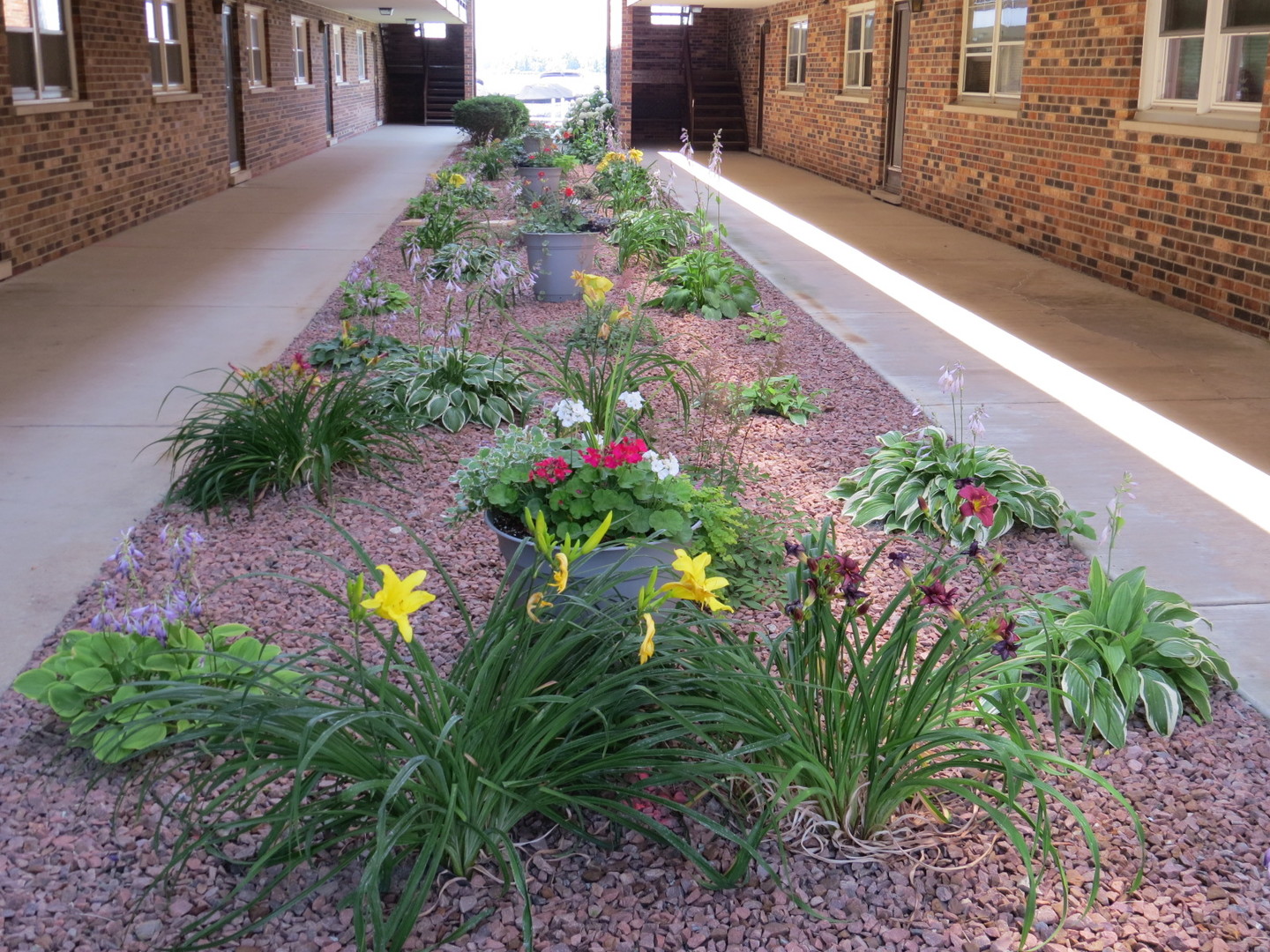 24 North Pistakee Lake Road, Unit 2D Fox Lake, IL 60020 - Photo 3 of 30 a view of a yard with a fountain
