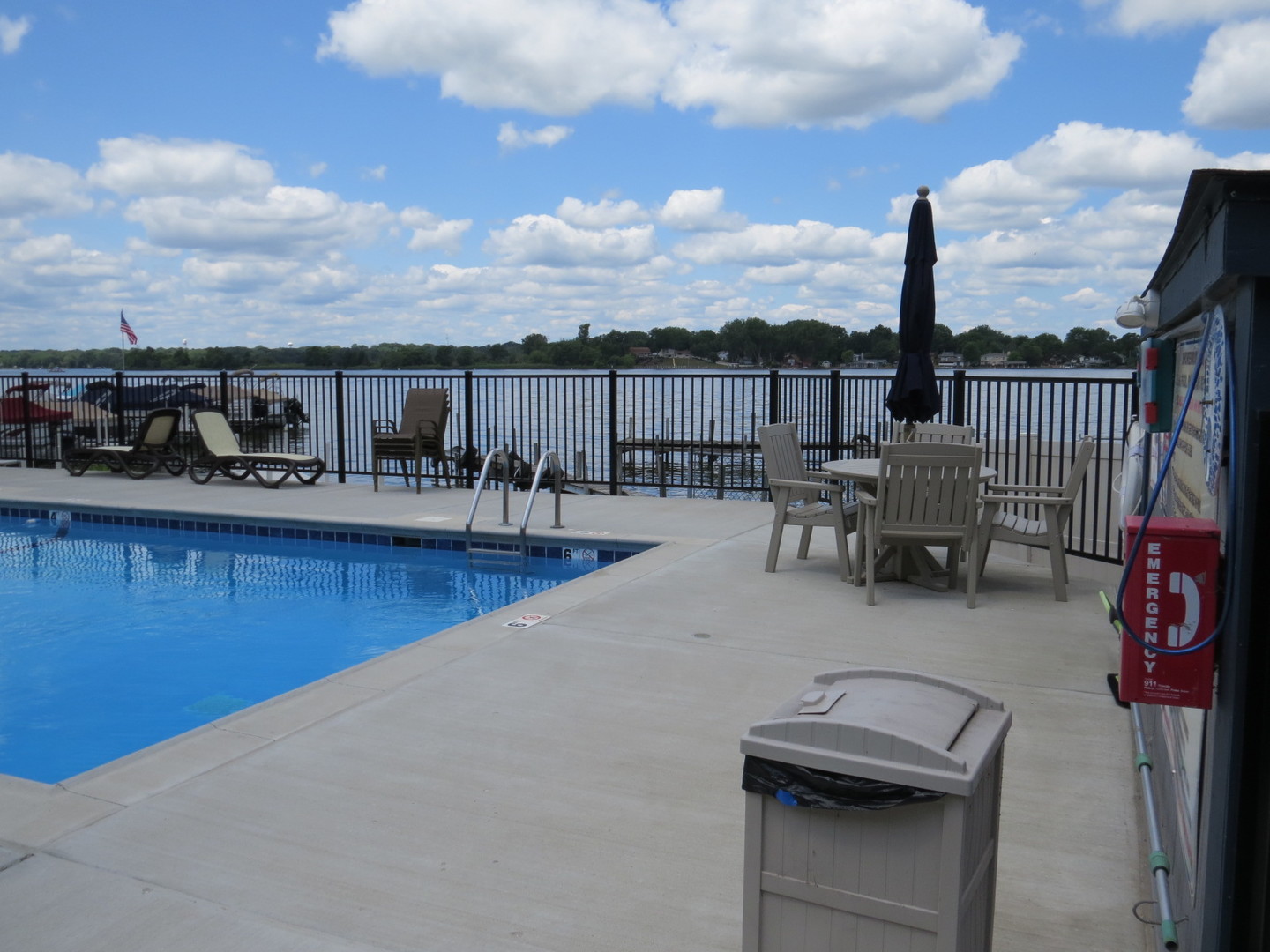 24 North Pistakee Lake Road, Unit 2D Fox Lake, IL 60020 - Photo 6 of 30 a view of a terrace with chairs